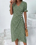 Ellaine – Floral summer dress with tummy coverage