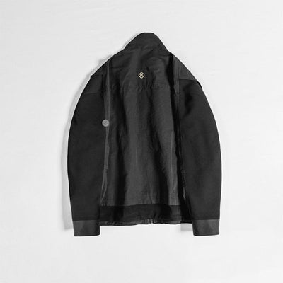 Stehkragen Fake Zweiteiliger Lockere Jacke