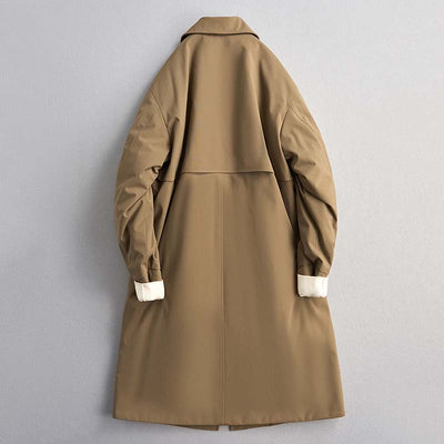 Japanische Winter-Mittel-Länge Warme 90% Weiße Entenfedern Windbreaker