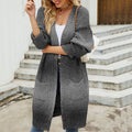 Lässiger Gradient Strickcardigan