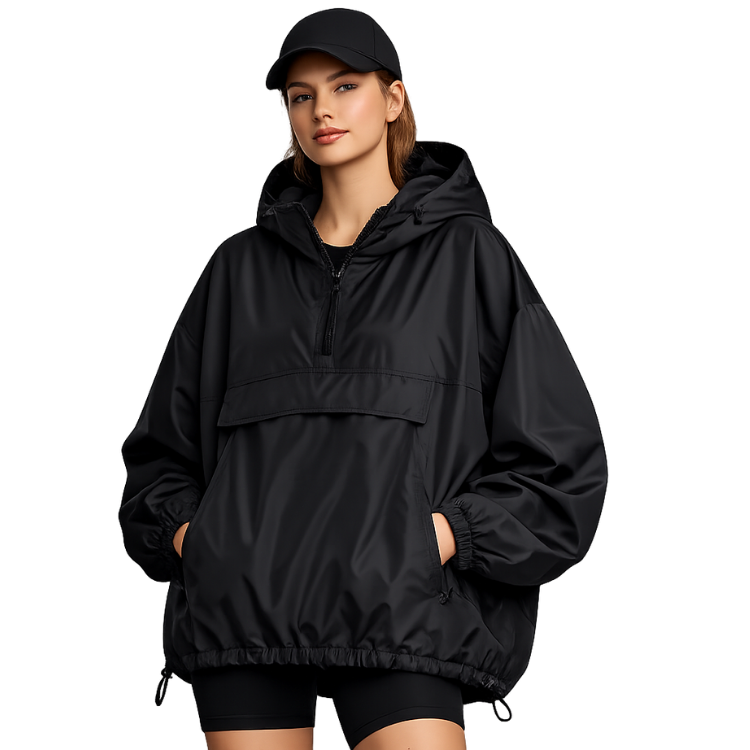 Oversized Windjacke – Einheitsgröße