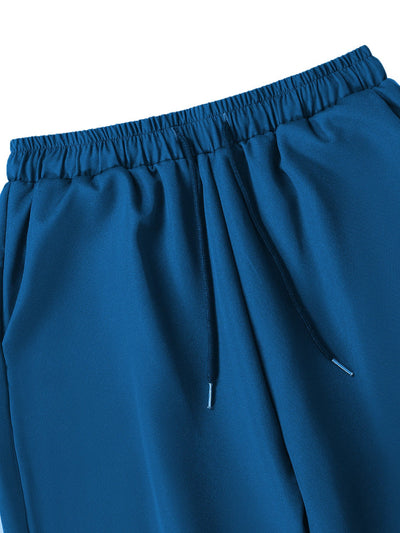 Plus Size Formelles Farbblock-Männer-Set