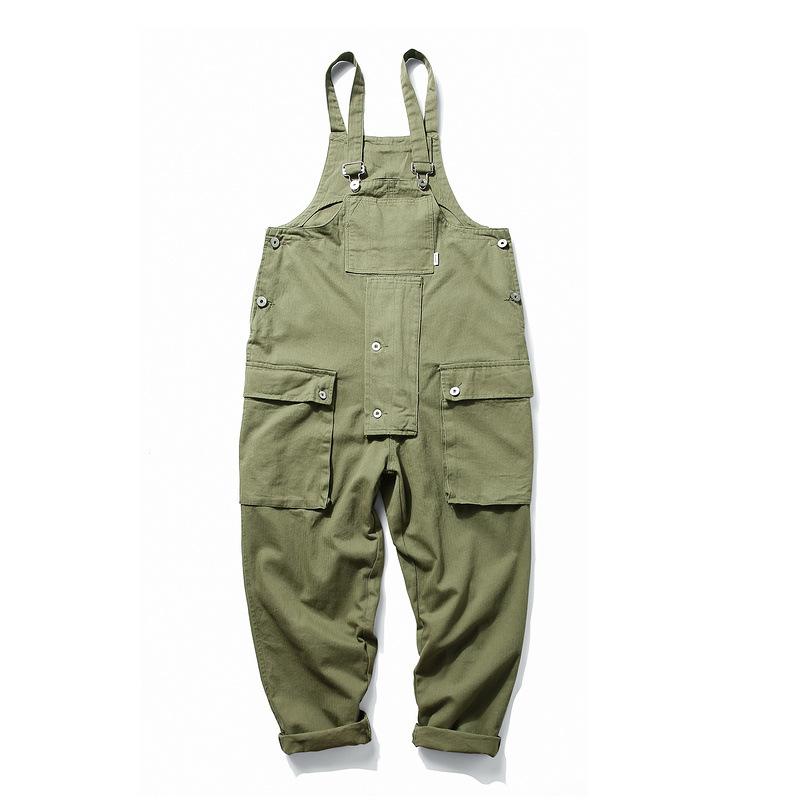 Japanische gewaschene Denim-Latzhose
