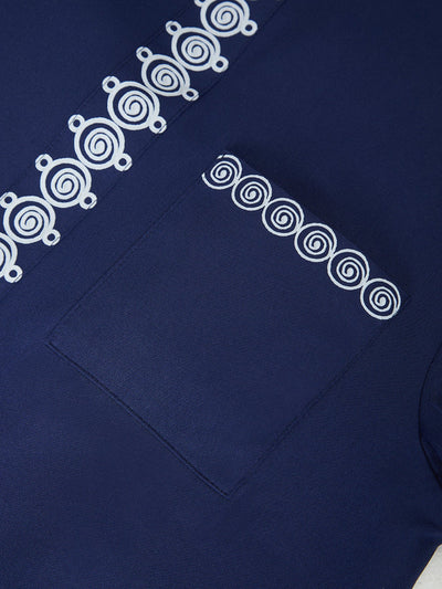 Plus Size Afrikanisches Ethnisches Digitalbedrucktes Herren-Set