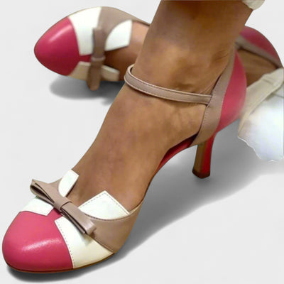 Lysa | Farbblock-Bow-Absatzschuhe
