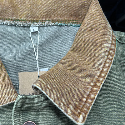 Herren Vintage-Denimjacke
