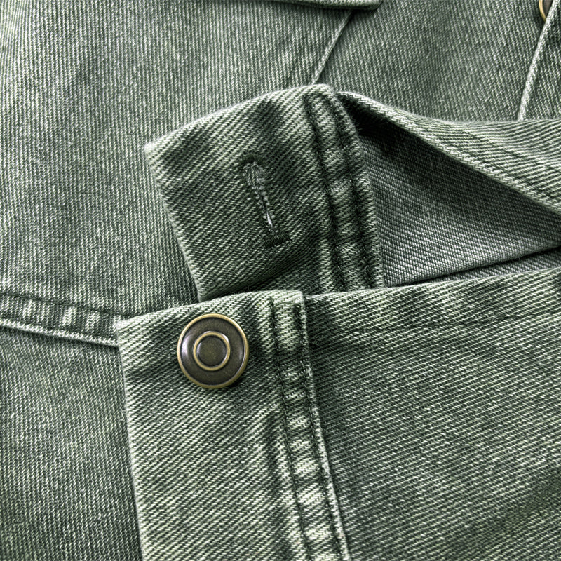 Herren Vintage-Denimjacke