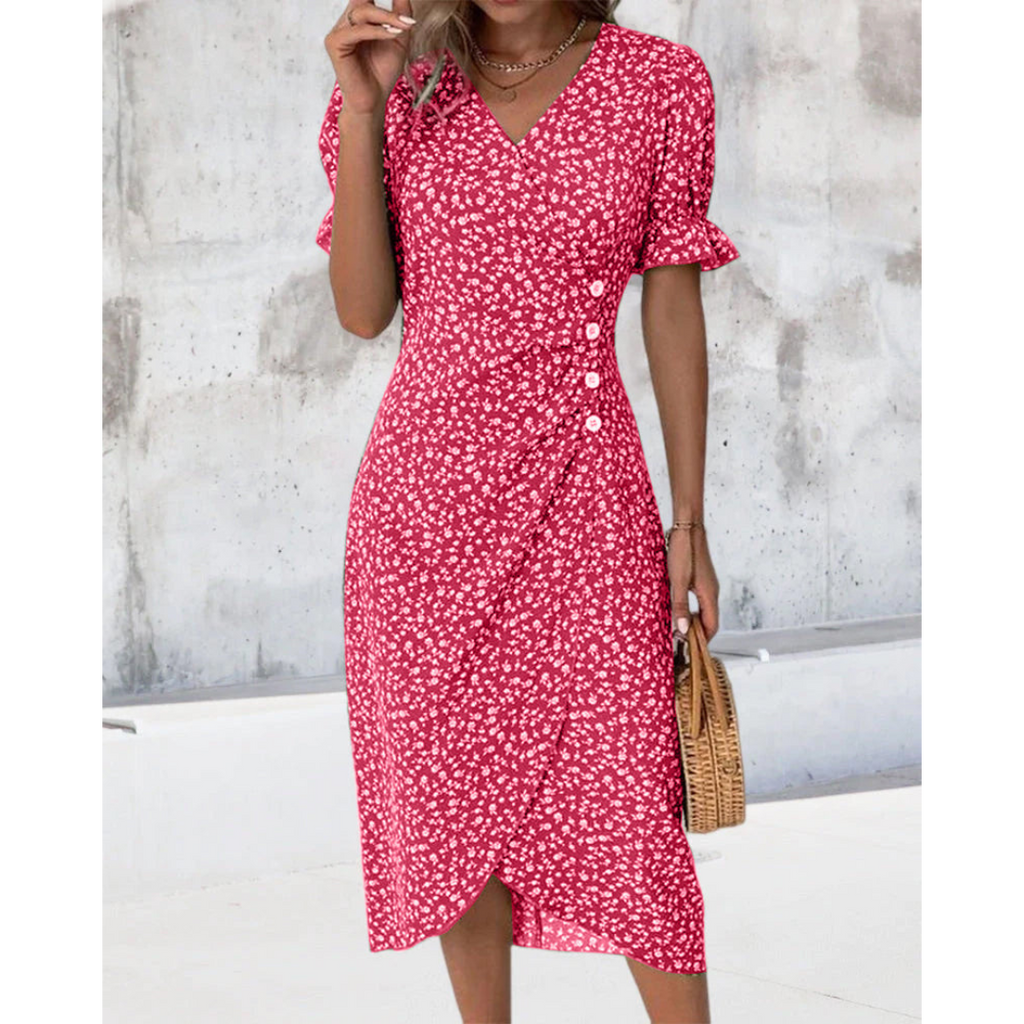 Florence™ Elegant Wrap Dress