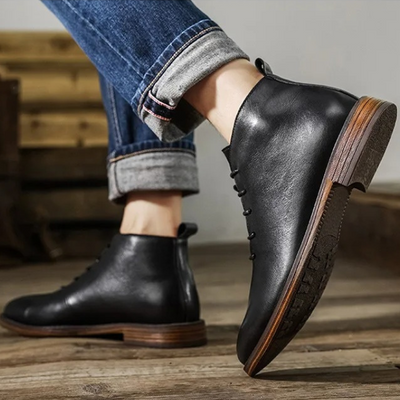 Camden Handgefertigte Leder-Ankle Boots