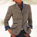 Valeria™ | Eleganter Cardigan mit Stehkragen