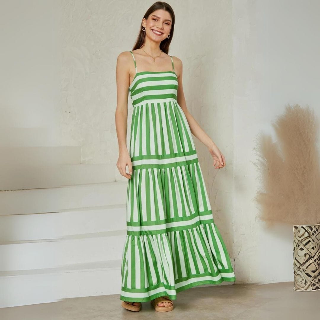 Luna™ | Gestreiftes Kleid