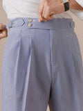 Marini Portonovo Hochbundhose mit Streifen