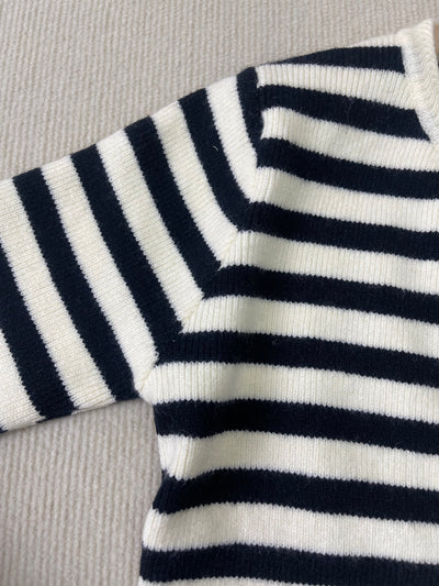 MYLAH | Eleganter gestreifter Cardigan