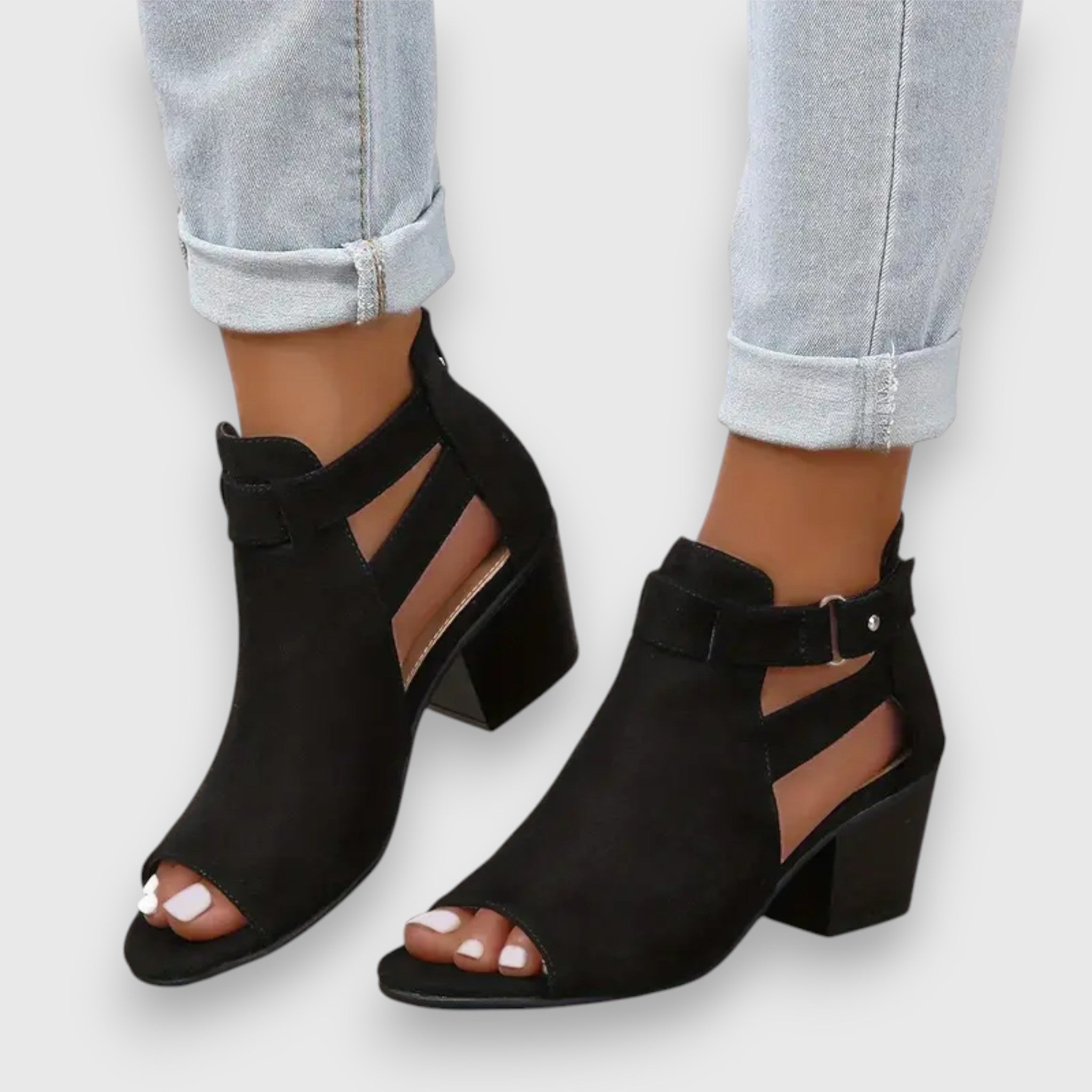 Nadine – Sandalen mit dicken Absätzen