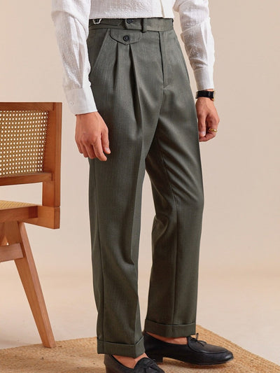 Marini Lissone Hochbund Faltenhose