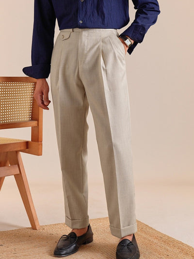 Marini Lissone Hochbund Faltenhose