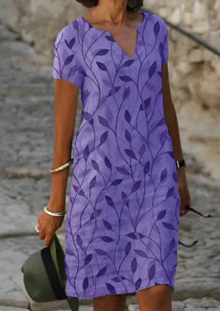JOSETTE – Elegantes Kleid mit V-Ausschnitt
