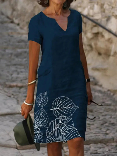 JOSETTE – Elegantes Kleid mit V-Ausschnitt