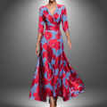 Damen Elegantes Maxikleid | Langarm