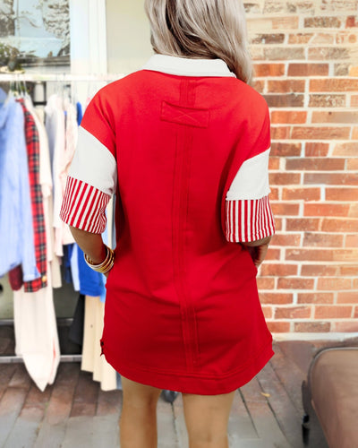 Stylisches Farbblock-Minikleid