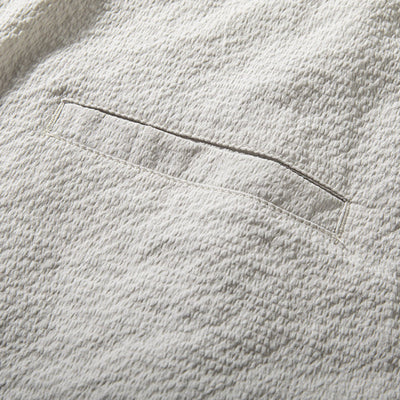 Texturiertes Polohemd im japanischen Stil mit Revers