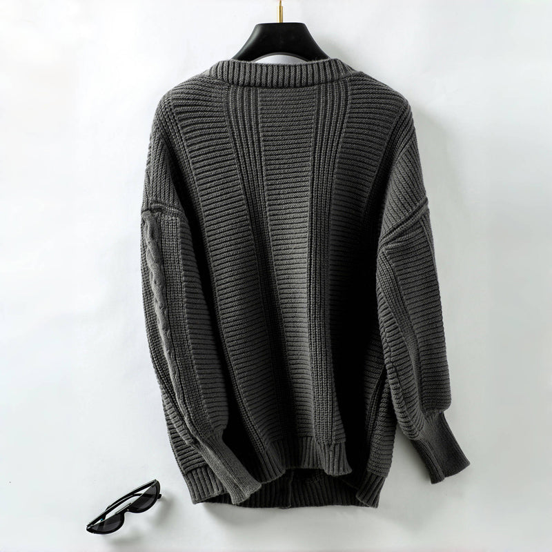 Vintage Lässiger Strickcardigan