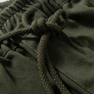 Dicke gebürstete Baumwolle lockere gerade Hose