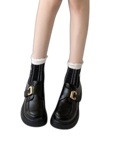 Oxford Plattform Mary Jane Loafers