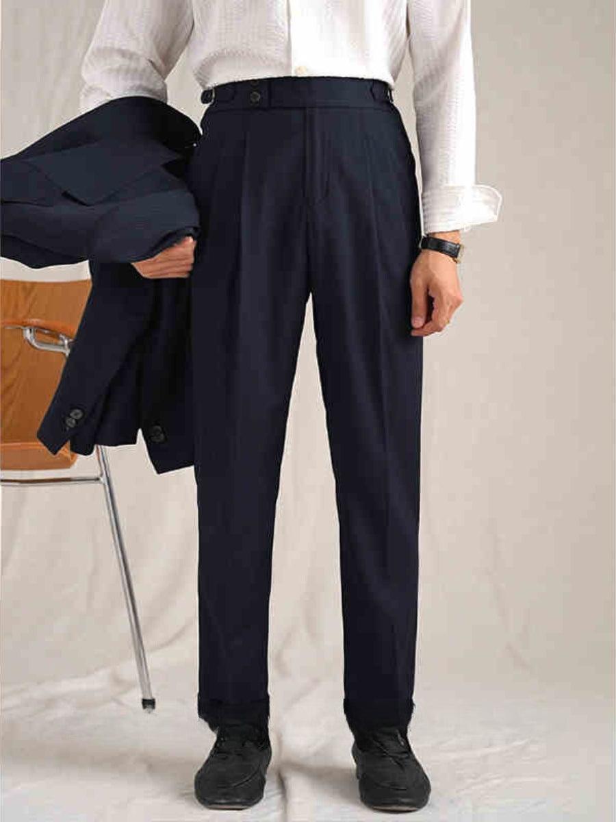 Elite Doppelknopf Business Casual Hose - Bügelfrei