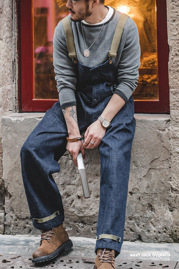 Retro Denim Latzhose