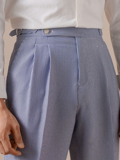 Marini Portonovo Hochbundhose mit Streifen