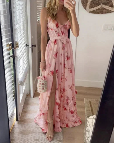 Sienna | Maxikleid mit Blumendruck