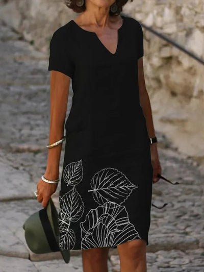 JOSETTE – Elegantes Kleid mit V-Ausschnitt