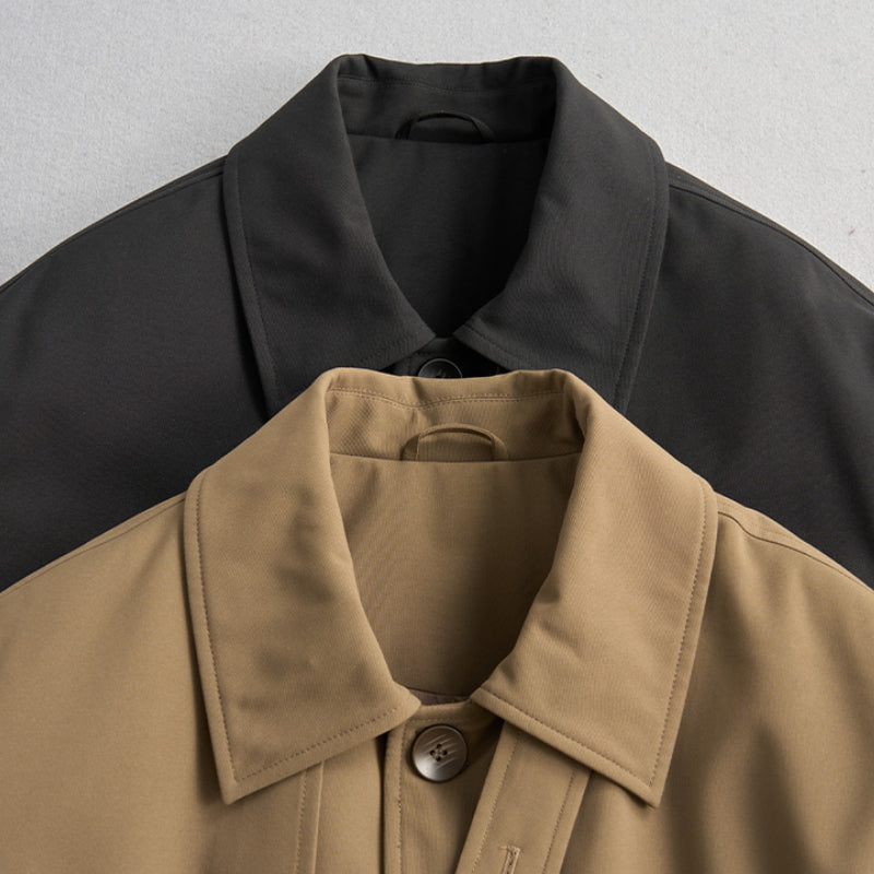 Japanische Winter-Mittel-Länge Warme Weiße Entenfedern Windbreaker