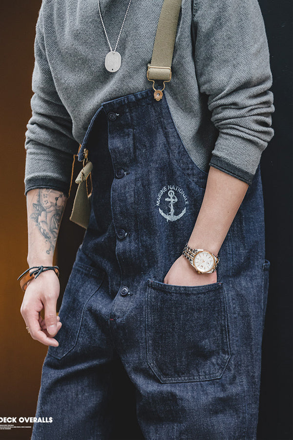 Retro Denim Latzhose