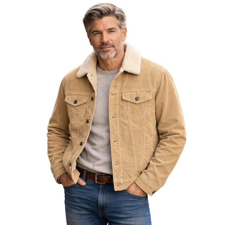 Weston Thatcher Cord-Jacke