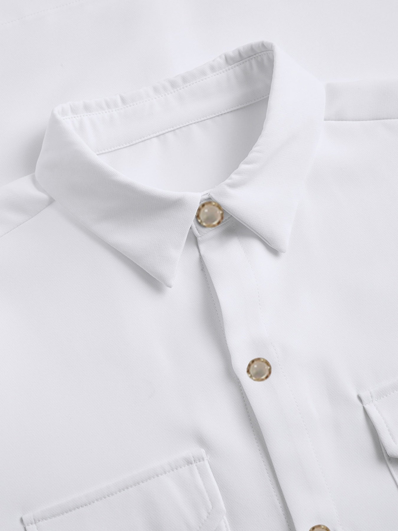 Plus Size Minimalist Langarmknopf Männer Set