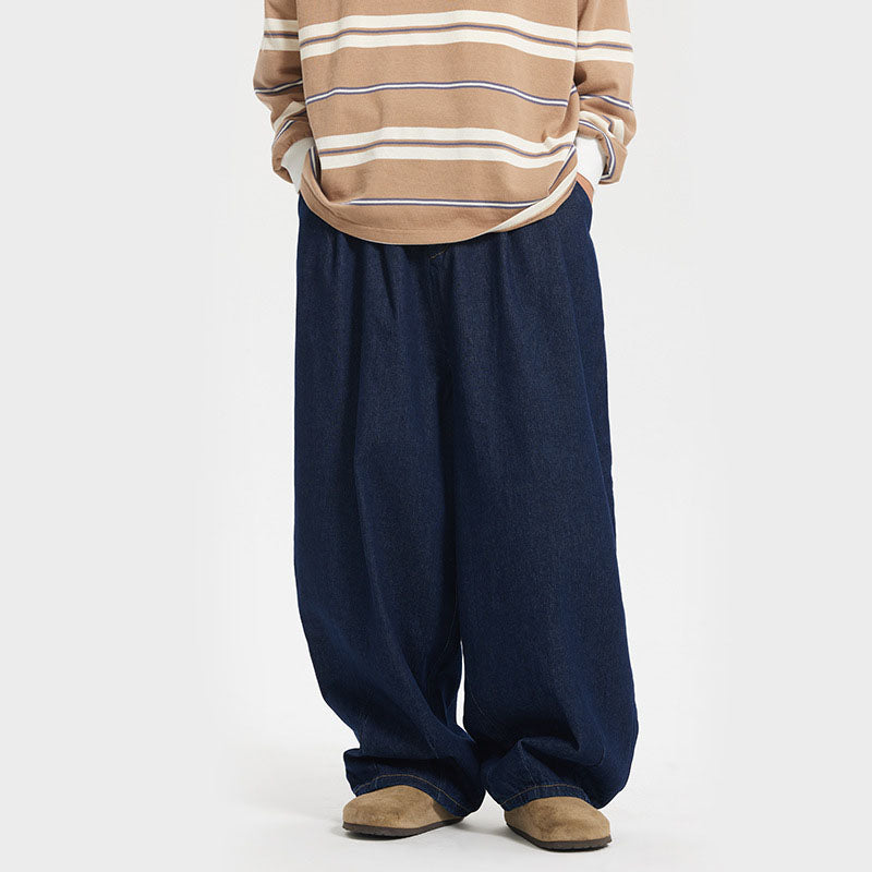 Retro Lässige Weite Jeans