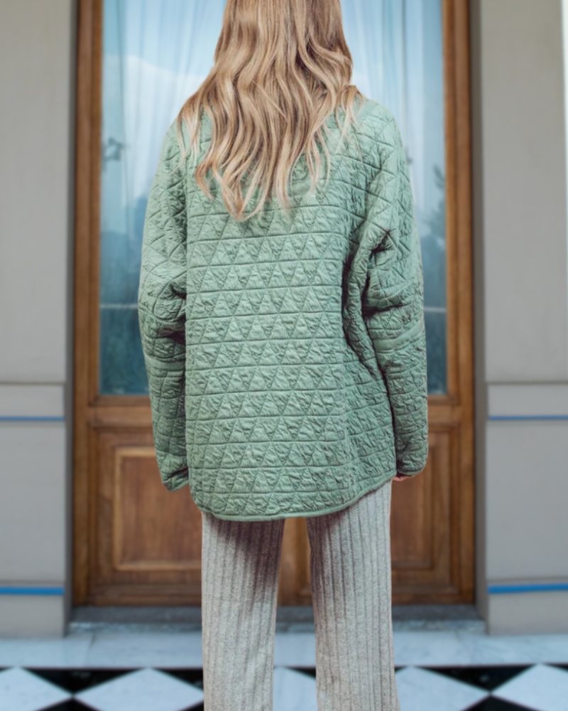 Oversize Weiche Steppjacke