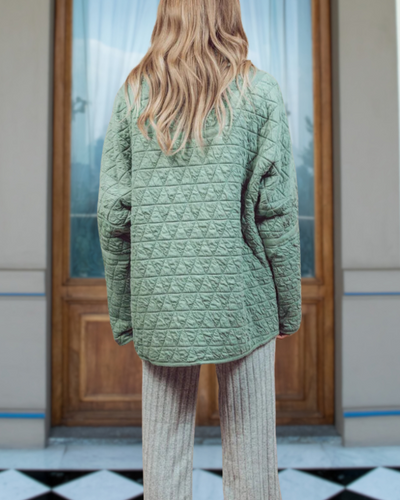 Oversize Weiche Steppjacke