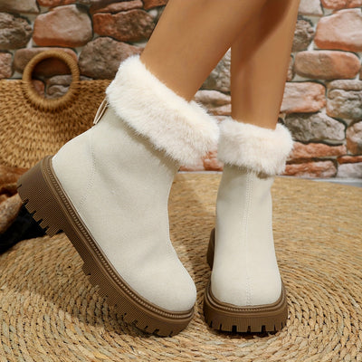 Willowridge™ | Luxuriöse Kunstfell-Winterstiefel