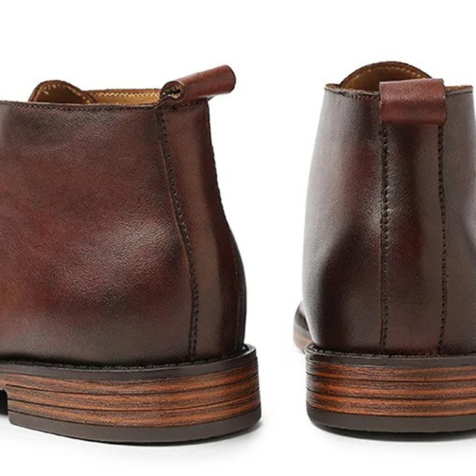 Camden Handgefertigte Leder-Ankle Boots