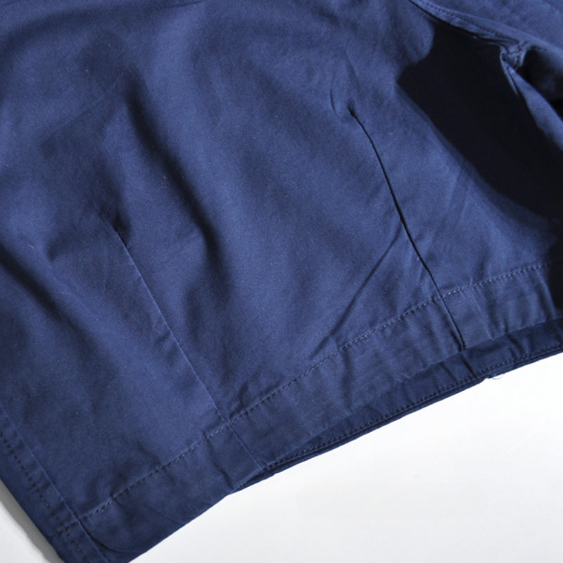 Japanische Retro Weite Gerade Arbeitshosen Shorts