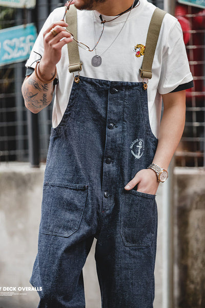 Retro Denim Latzhose