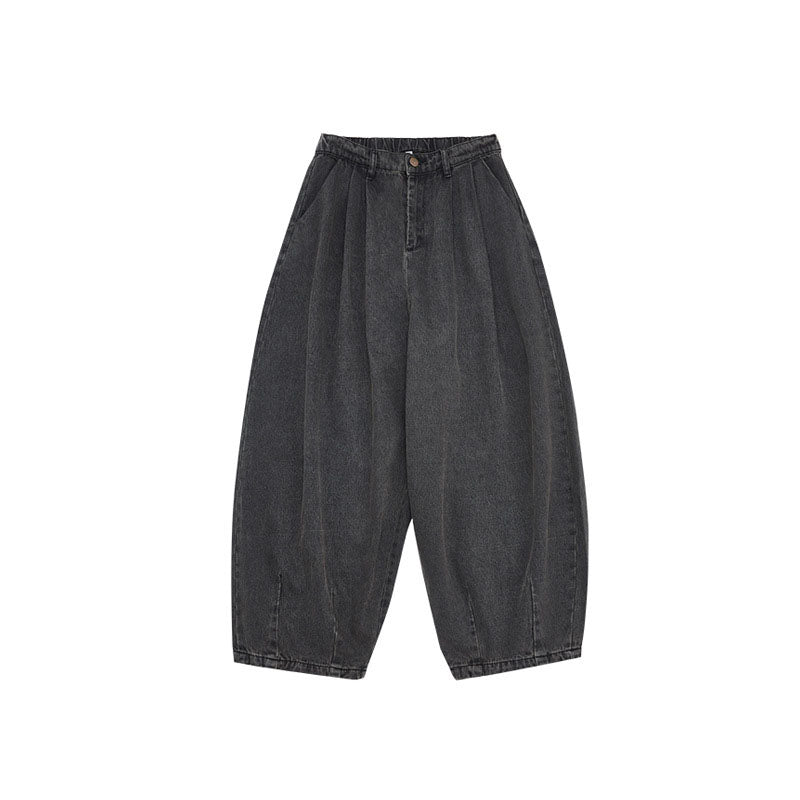 Retro Lässige Weite Jeans