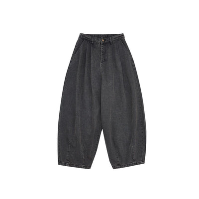 Retro Lässige Weite Jeans