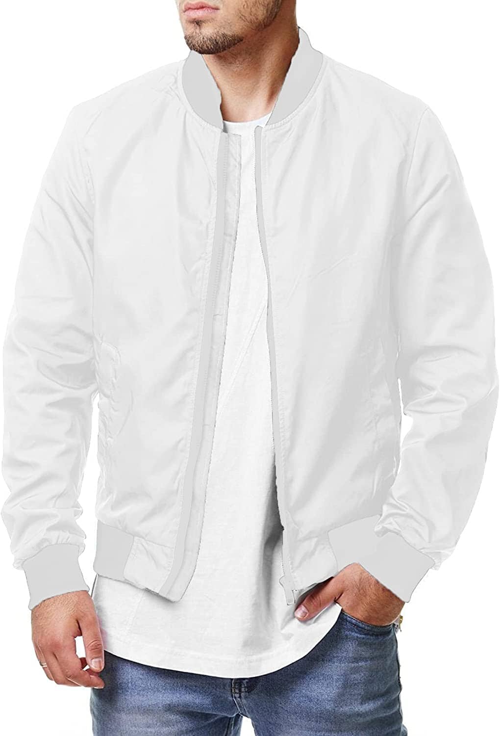 Lässige Softshell-Flug-Windjacke