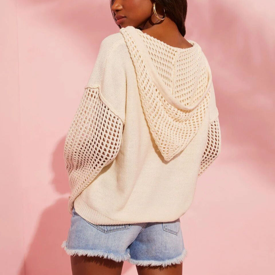 Harper Strick-Hoodie