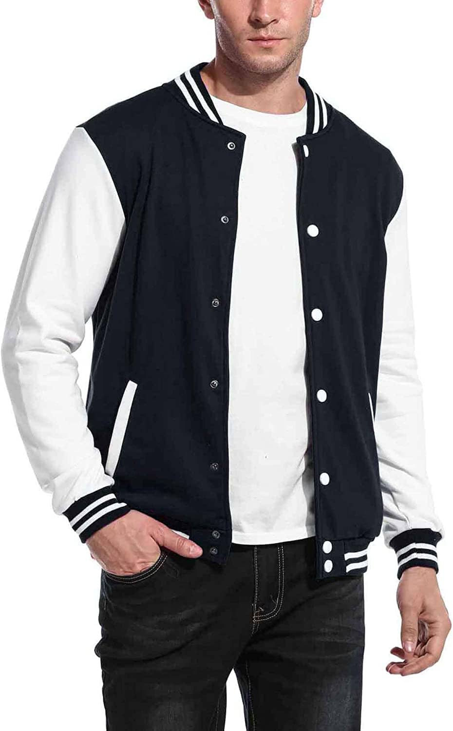 Mode Varsity Baumwoll Bomberjacken
