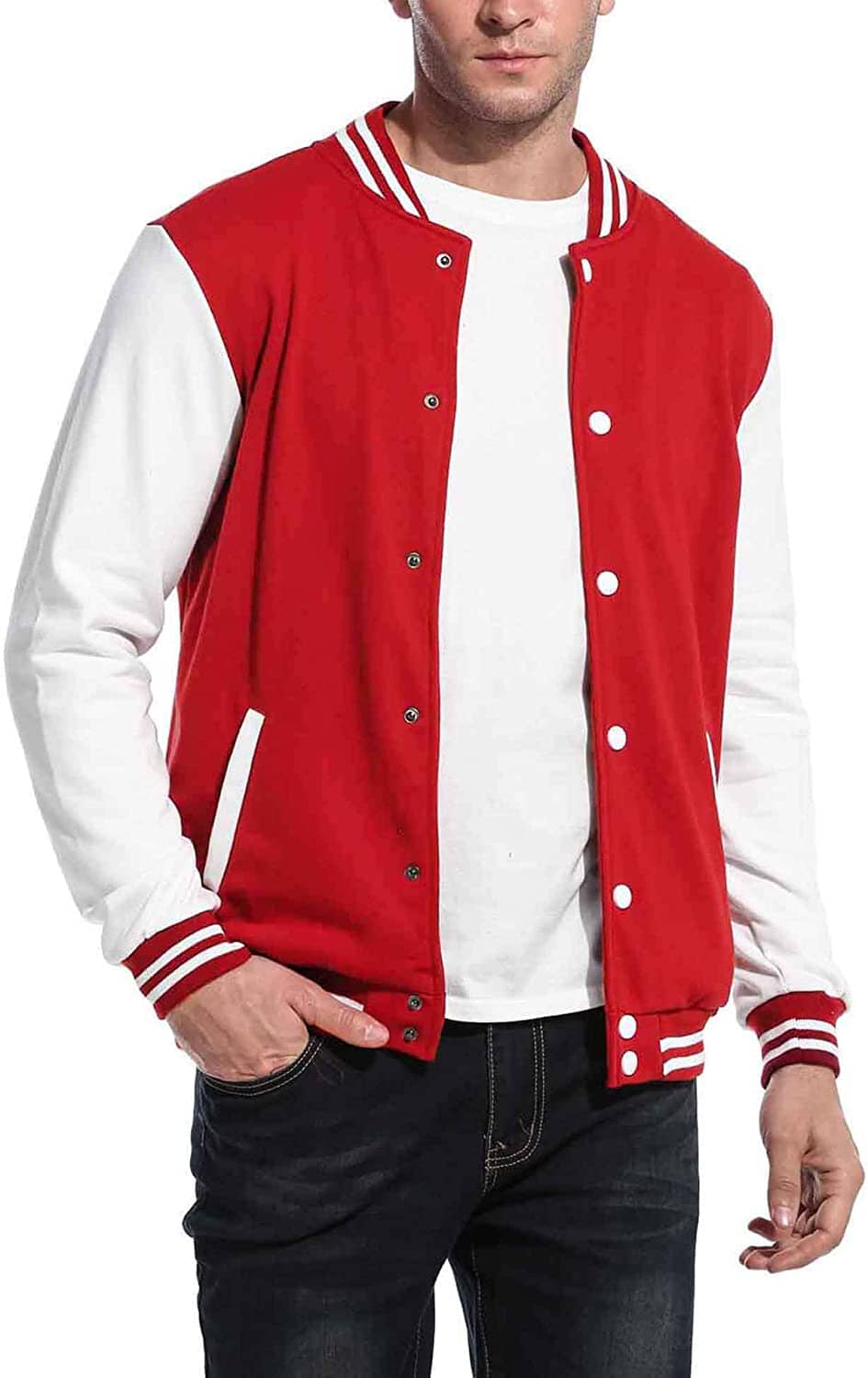 Mode Varsity Baumwoll Bomberjacken